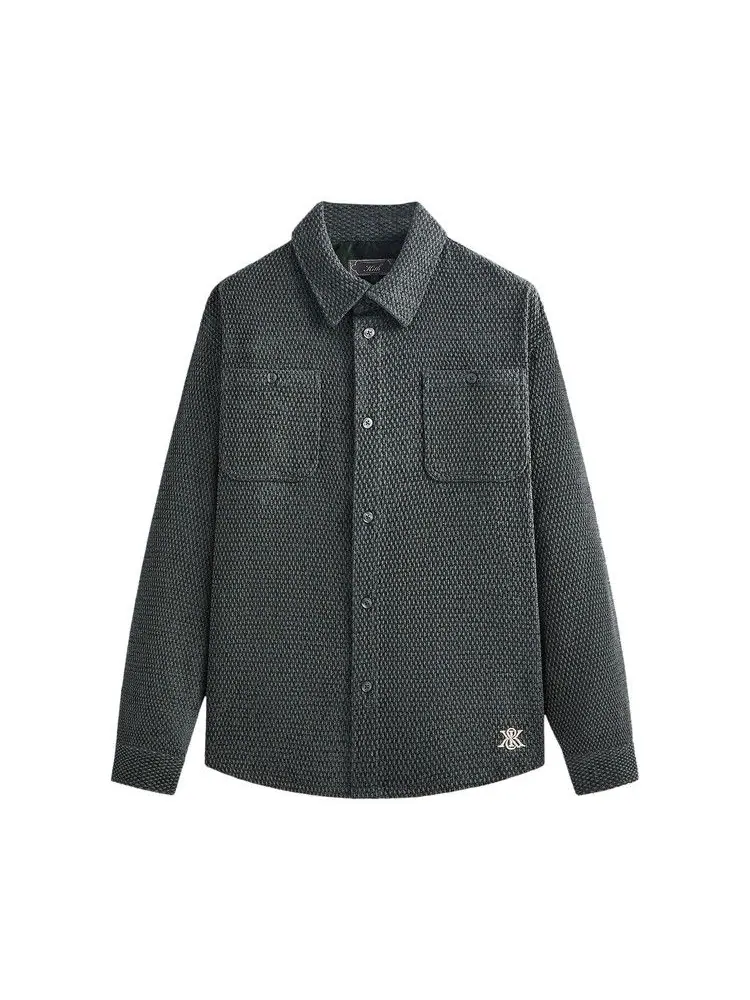 Рубашка Kith Chenille Tweed Apollo Shirt, Machine — изображение 1 из 2, черный