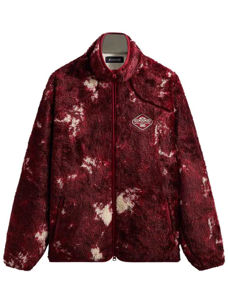 Куртка Kith For Columbia Ice Dye Sherpa Harper Jacket — изображение 1 из 2, коричневый