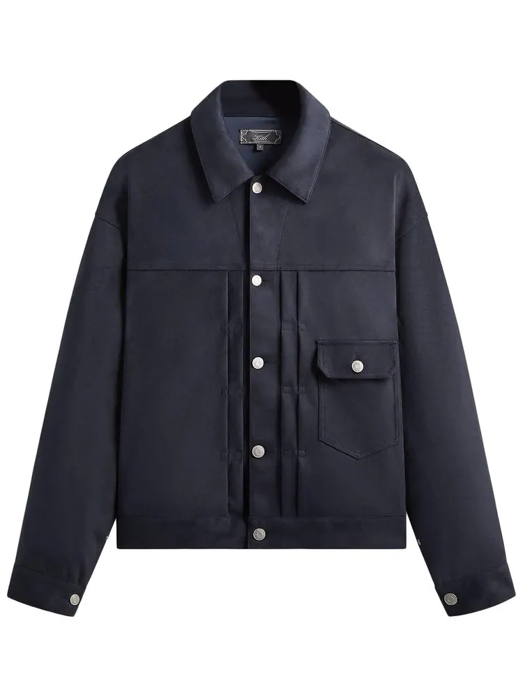 Куртка Kith Alonzo из микрозамши, модель — изображение 1 из 2, черный