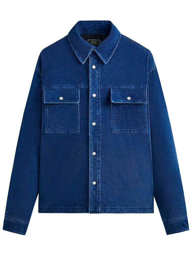 Винтажная рубашка-куртка Kith Indigo Cord Apollo — изображение 1 из 2, синий