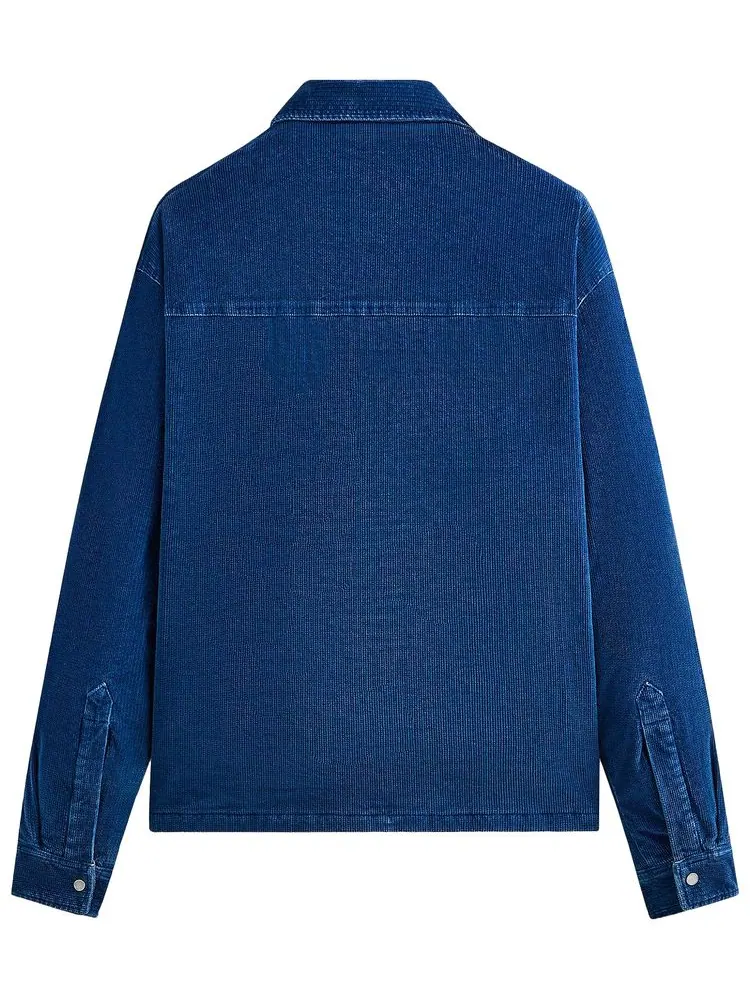 Винтажная рубашка-куртка Kith Indigo Cord Apollo — изображение 2 из 2, синий