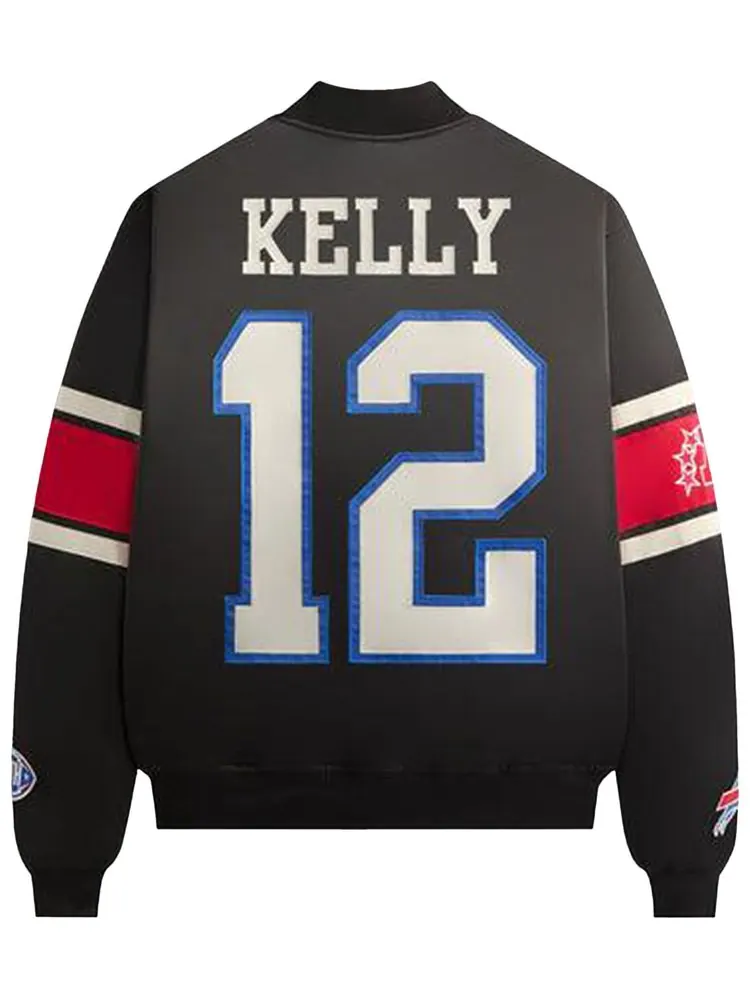 Атласная куртка-бомбер Kith For The NFL Buffalo Bills — изображение 2 из 2, черный