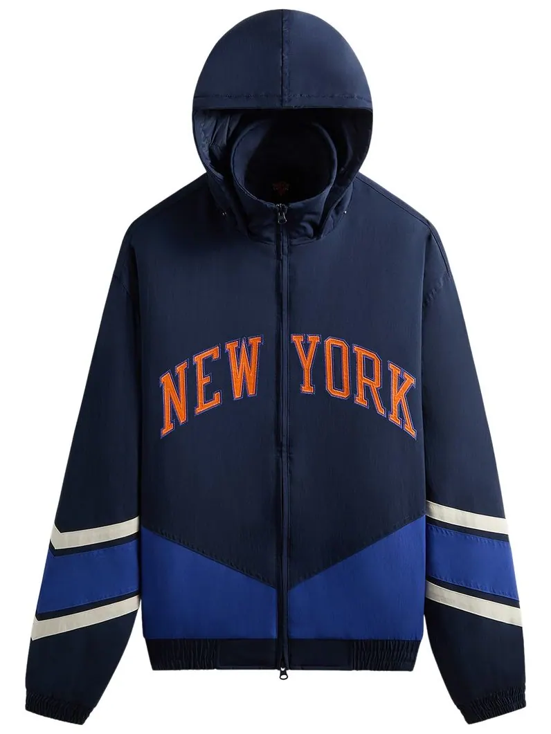 Утепленная нейлоновая толстовка Kith For The New York Knicks — изображение 1 из 2, черный
