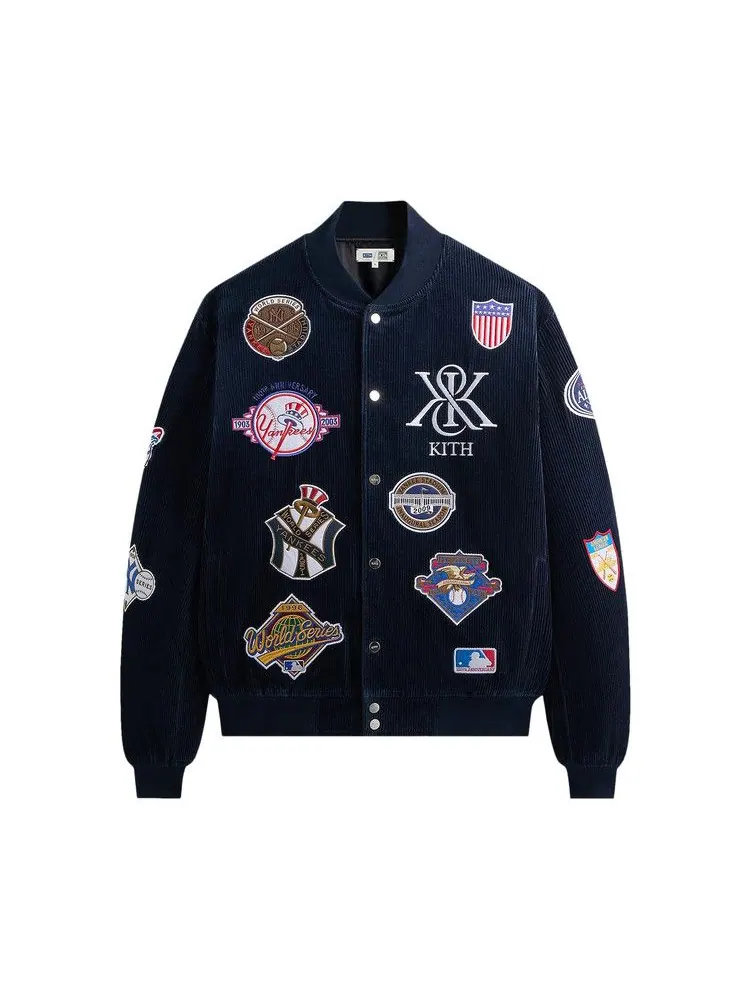 Куртка Kith For The New York Yankees Corduroy Avery Bomber Jacket — изображение 1 из 1, ночной