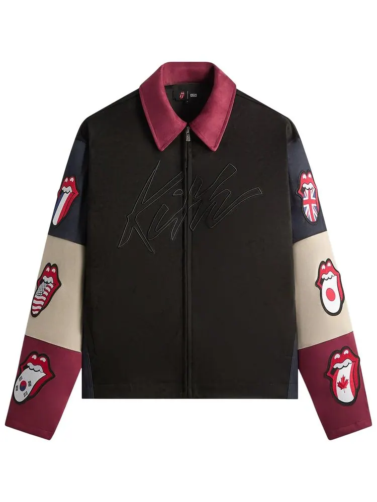 Куртка Kith For The Rolling Stones Microsuede Owen Jacket — изображение 1 из 1, черный