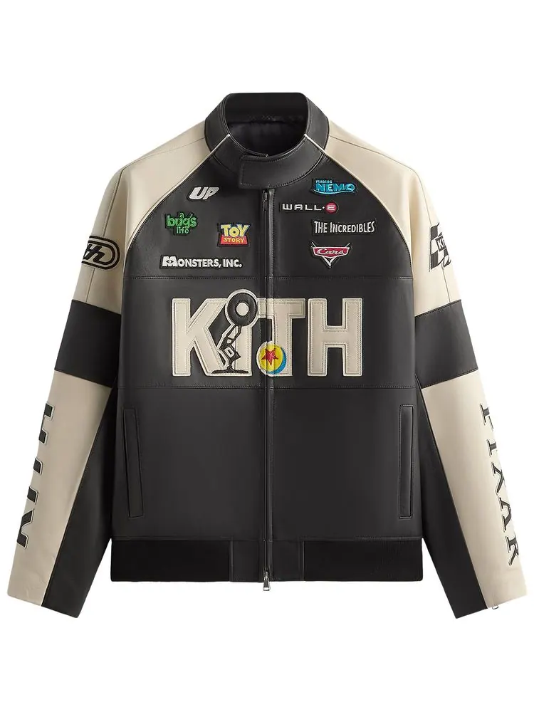 Кожаная куртка Kith x Disney x For Pixar Dejan — изображение 1 из 2, черный