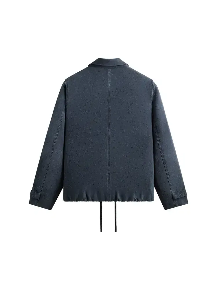 Куртка-блузон Kith Washed Canvas Ariel — изображение 2 из 2, синий