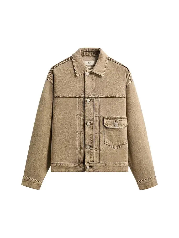 Джинсовая куртка Kith Alonzo — изображение 1 из 2, бежевый