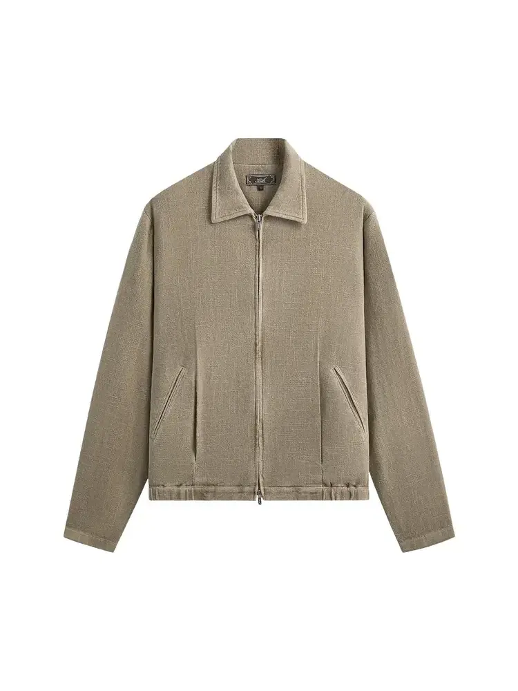 Куртка-блузон Kith Soft Woven Connor 2.0 — изображение 1 из 2, коричневый