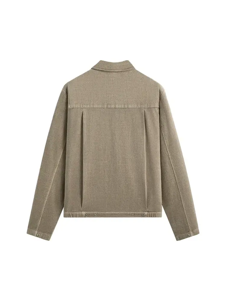 Куртка-блузон Kith Soft Woven Connor 2.0 — изображение 2 из 2, коричневый