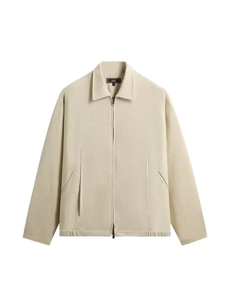 Куртка-блузон Kith Soft Woven Connor 2.0 — изображение 1 из 2, бежевый