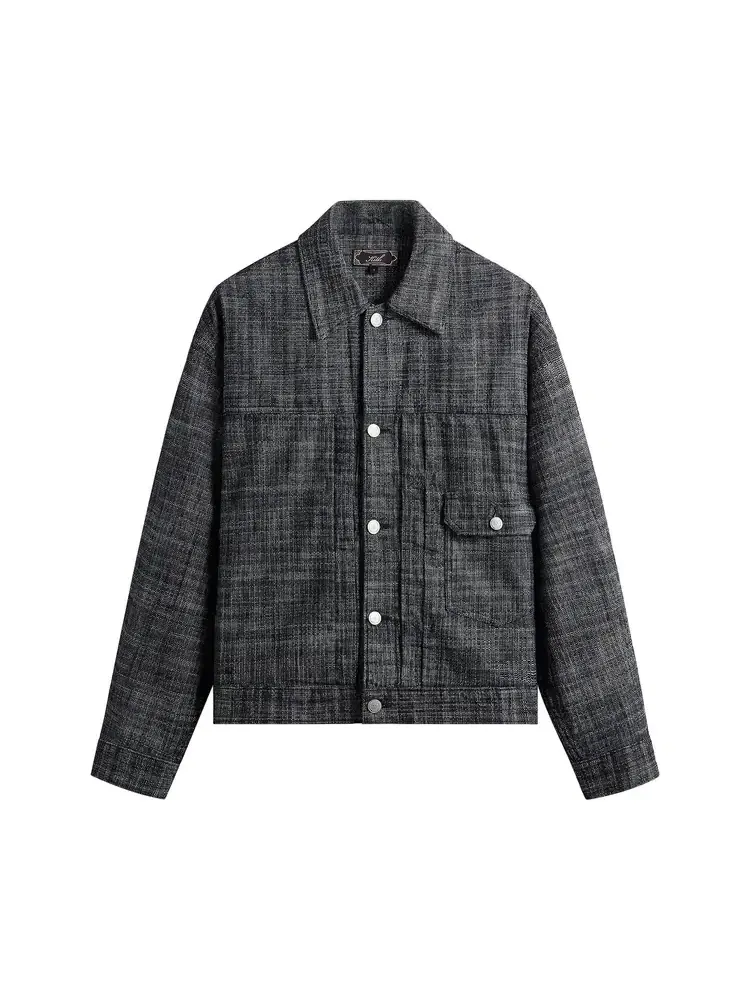 Куртка Kith Textured Indigo Alonzo Jacket — изображение 1 из 2, синий
