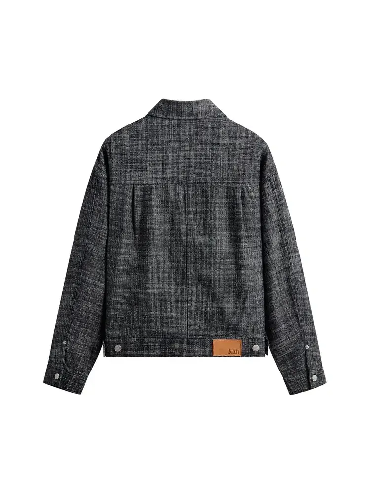 Куртка Kith Textured Indigo Alonzo Jacket — изображение 2 из 2, синий