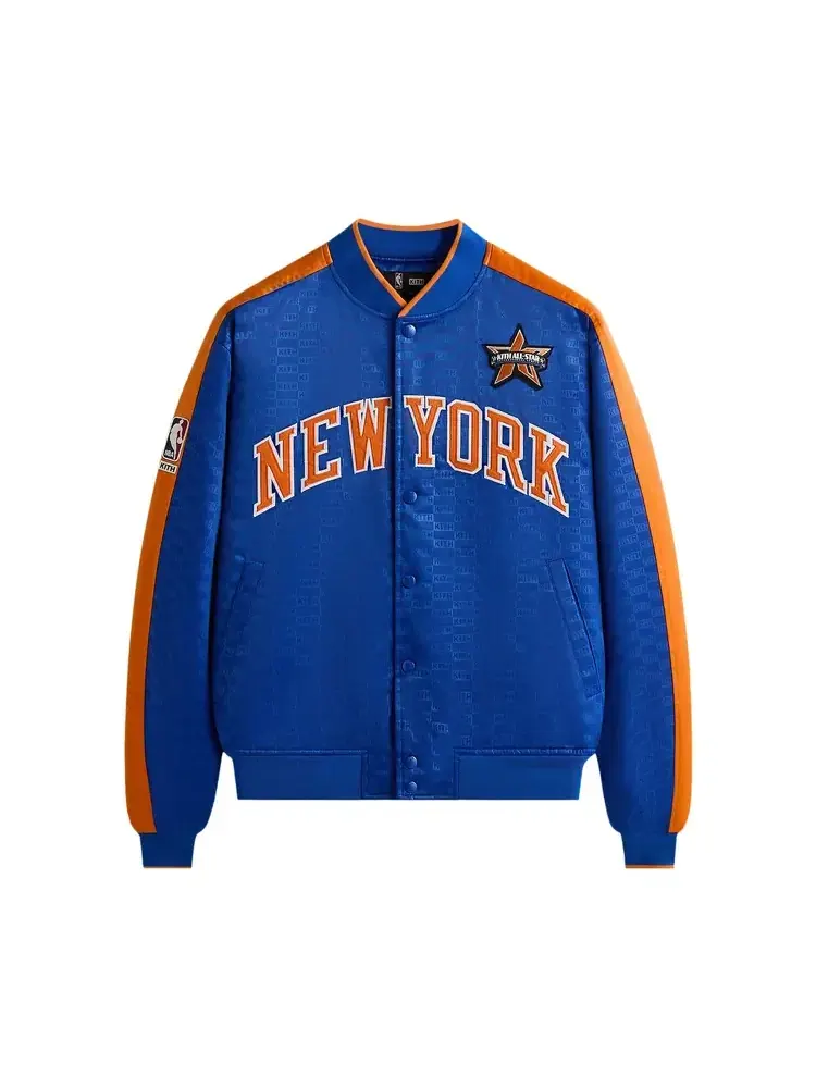 Куртка-бомбер Kith For NBA All-Star New York Knicks — изображение 1 из 2, синий