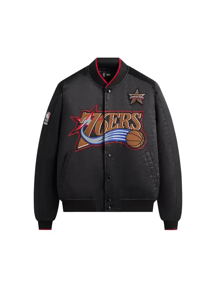 Куртка-бомбер Kith For NBA All-Star Philadelphia 76ers — изображение 1 из 2, черный