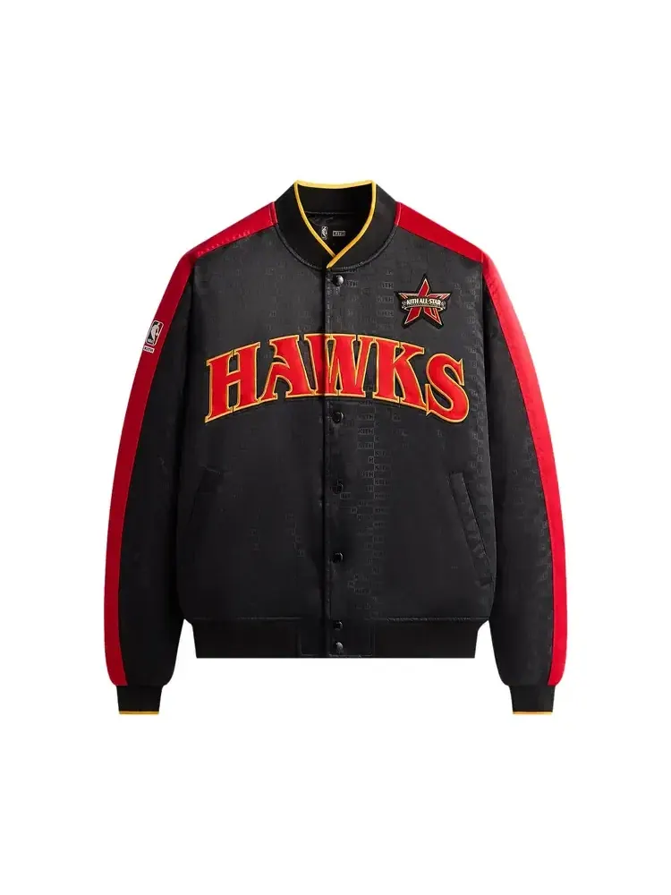 Куртка-бомбер Kith For NBA All-Star Atlanta Hawks — изображение 1 из 2, черный