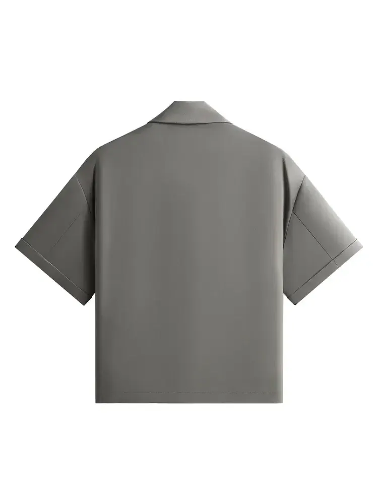 Блейзер с коротким рукавом Kith Drape Twill Ito — изображение 2 из 2, серый
