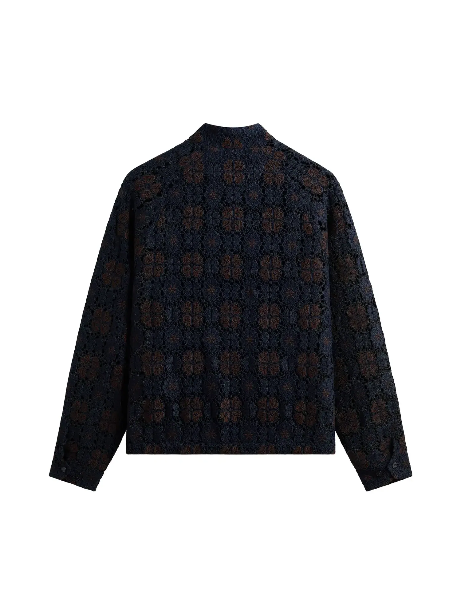 Куртка Kith & Kin Retro Floral Lace Eddy Jacket — изображение 2 из 2, синий