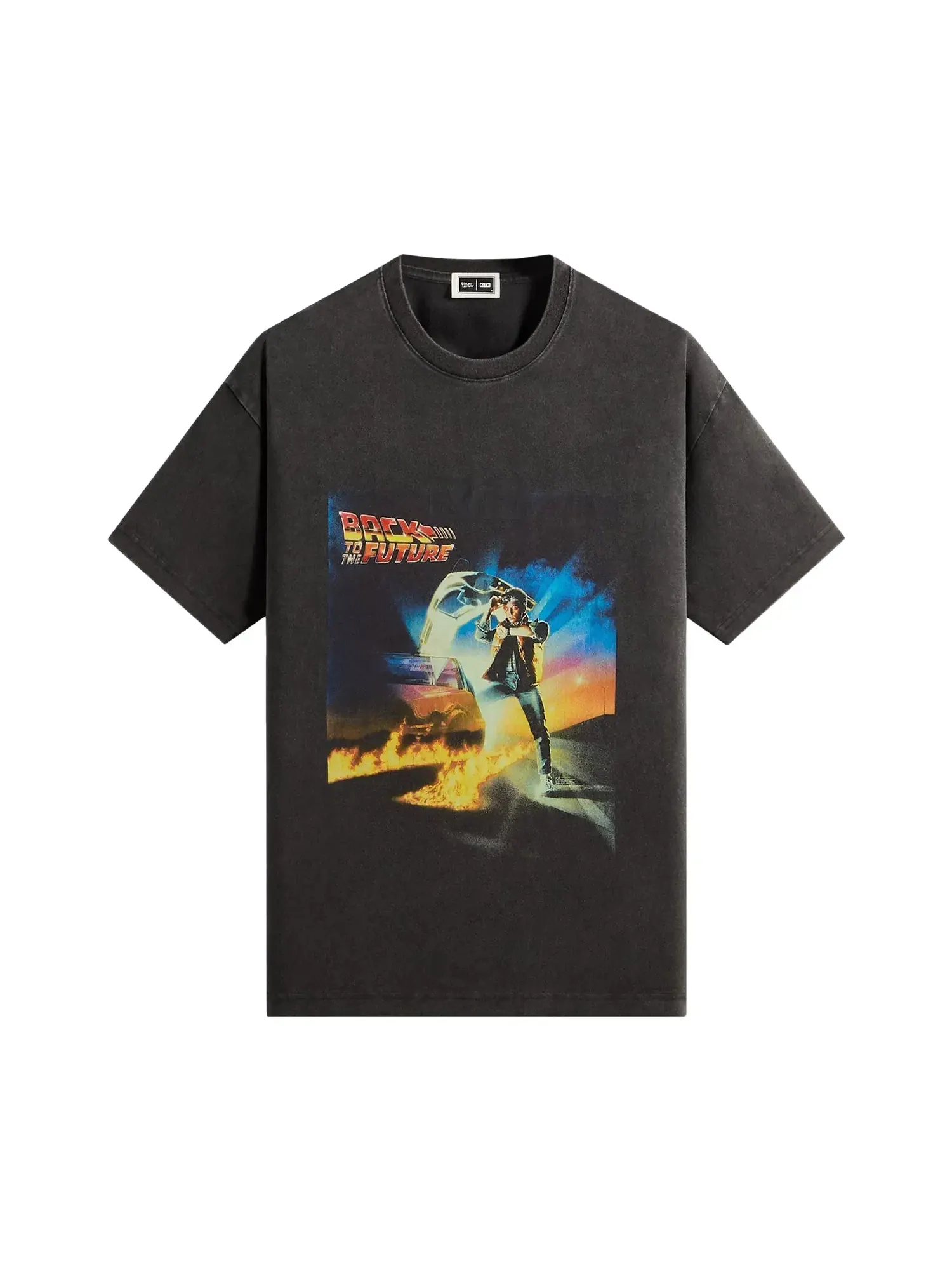 Футболка Kith For Back To The Future Chrome Title Vintage Tee — изображение 1 из 2, черный