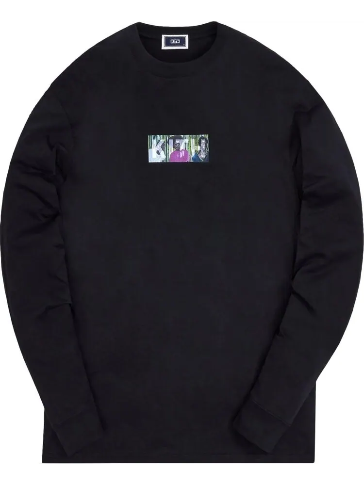 Лонгслив Kith For Marcus Brutus Classic Logo Long-Sleeve Tee 'Black' — изображение 1 из 1, черный