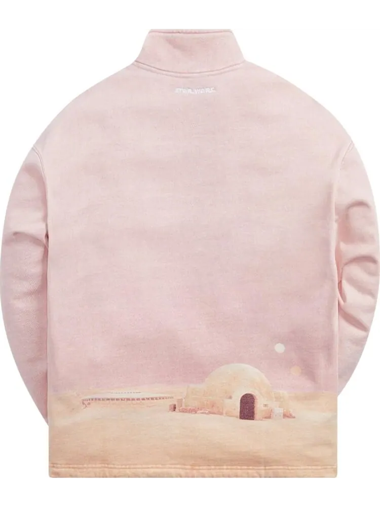 Толстовка Kith For Star Wars Tatooine Quarter Zip 'Dusty Quartz' — изображение 2 из 2, розовый