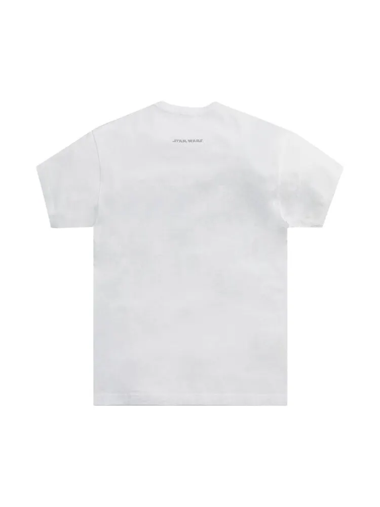 Футболка Kith For Star Wars Yoda Serif Tee 'White' — изображение 2 из 2, белый