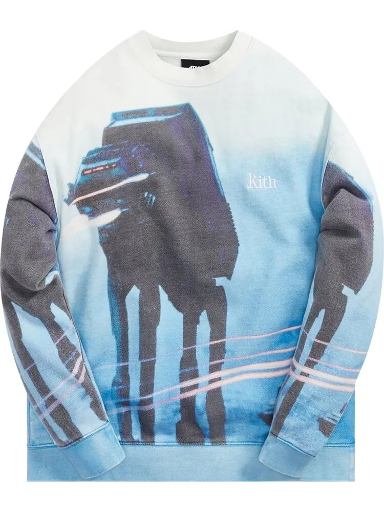 Толстовка Kith For Star Wars Hoth Crewneck 'Summit' — изображение 1 из 2, синий