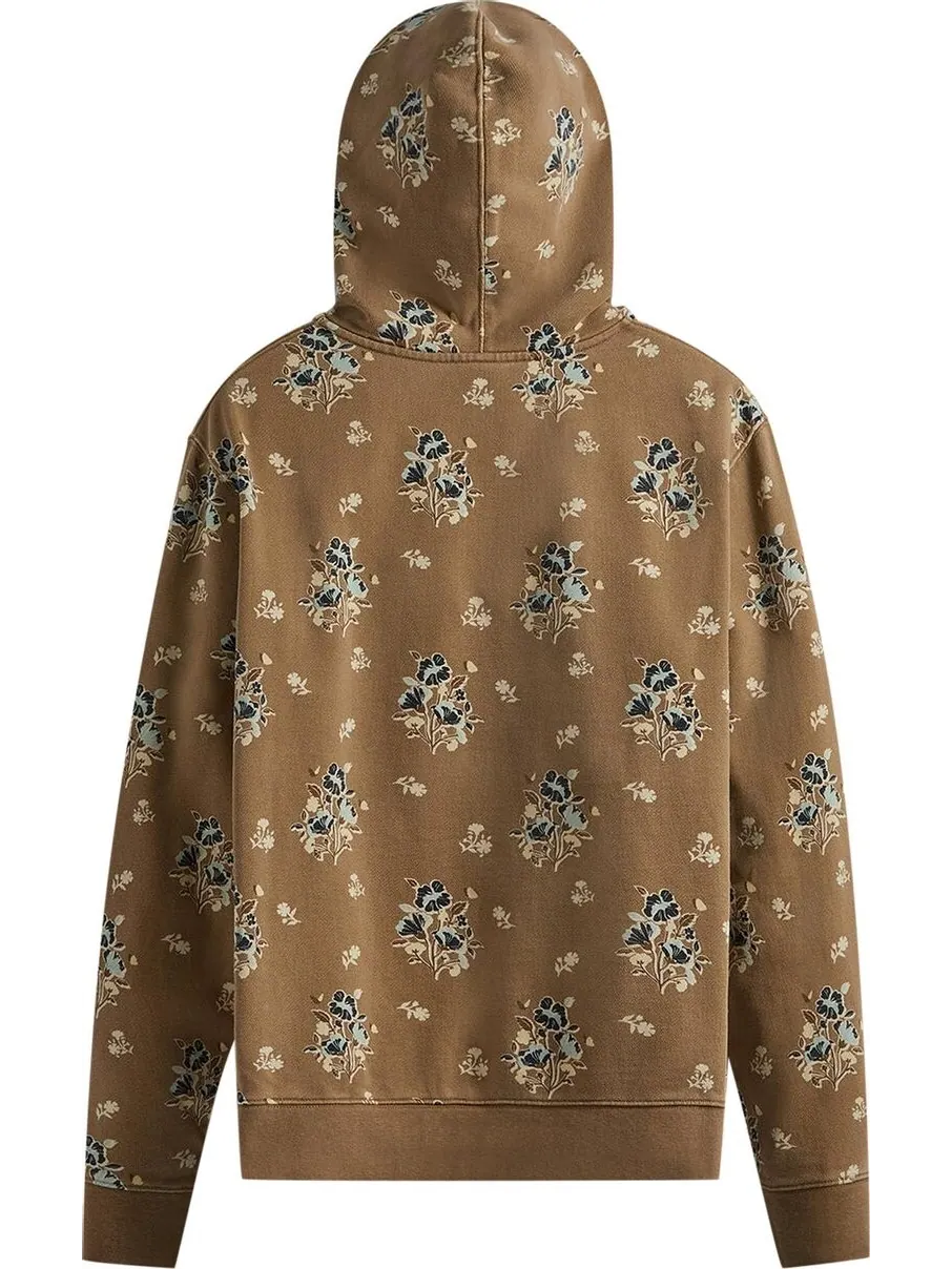 Худи Kith Begonia Floral Williams V Full Zip Hoodie 'Canvas' — изображение 2 из 2, загар