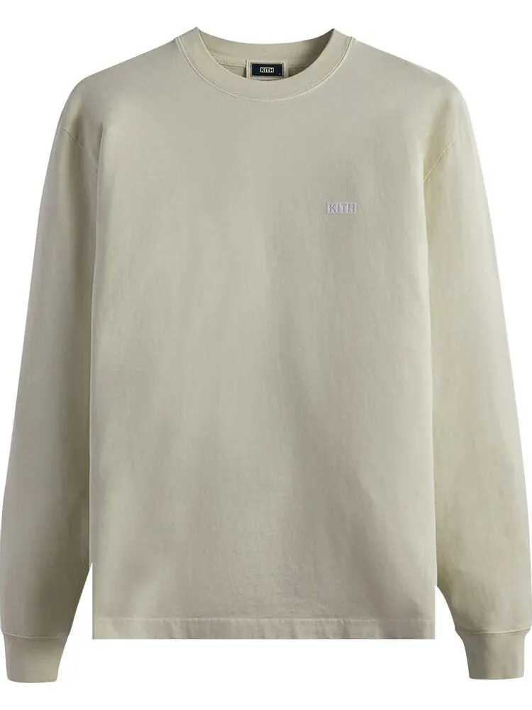 Лонгслив Kith Long-Sleeve Lax Tee 'Chalk' — изображение 1 из 1, бежевый
