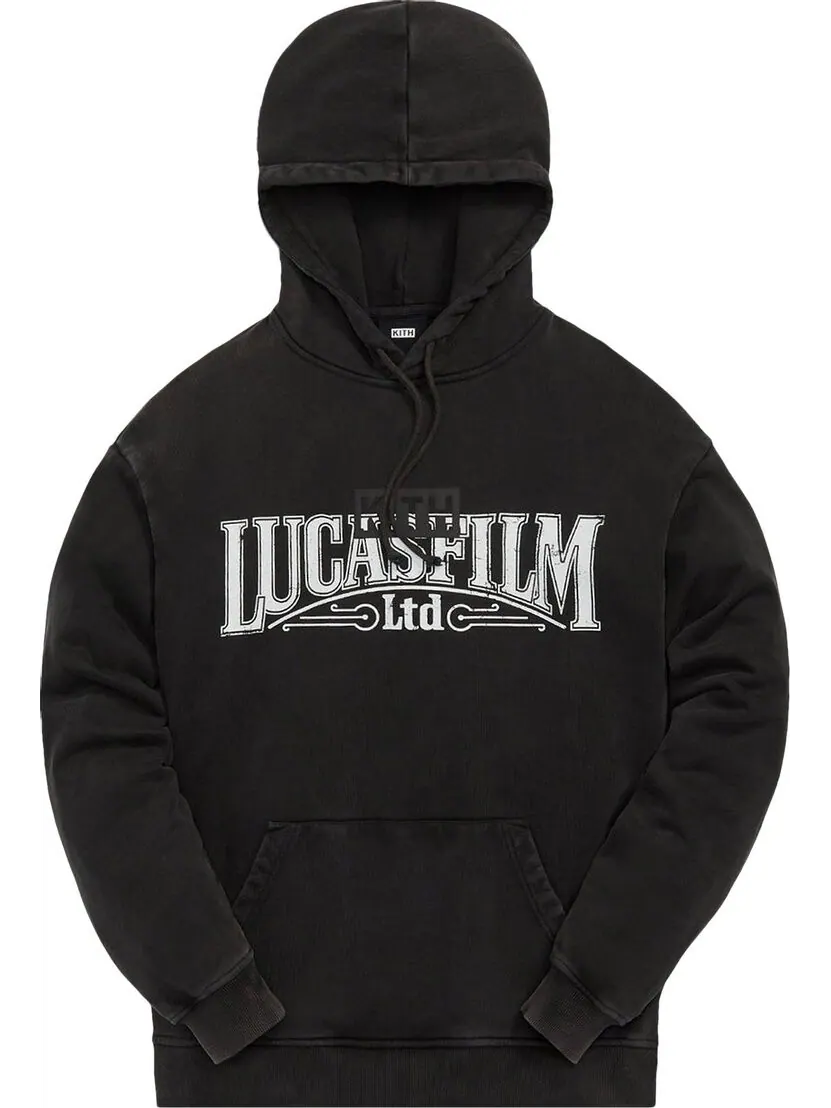 Худи Kith For Star Wars Lucasfilm Vintage Hoodie 'Black' — изображение 1 из 2, черный