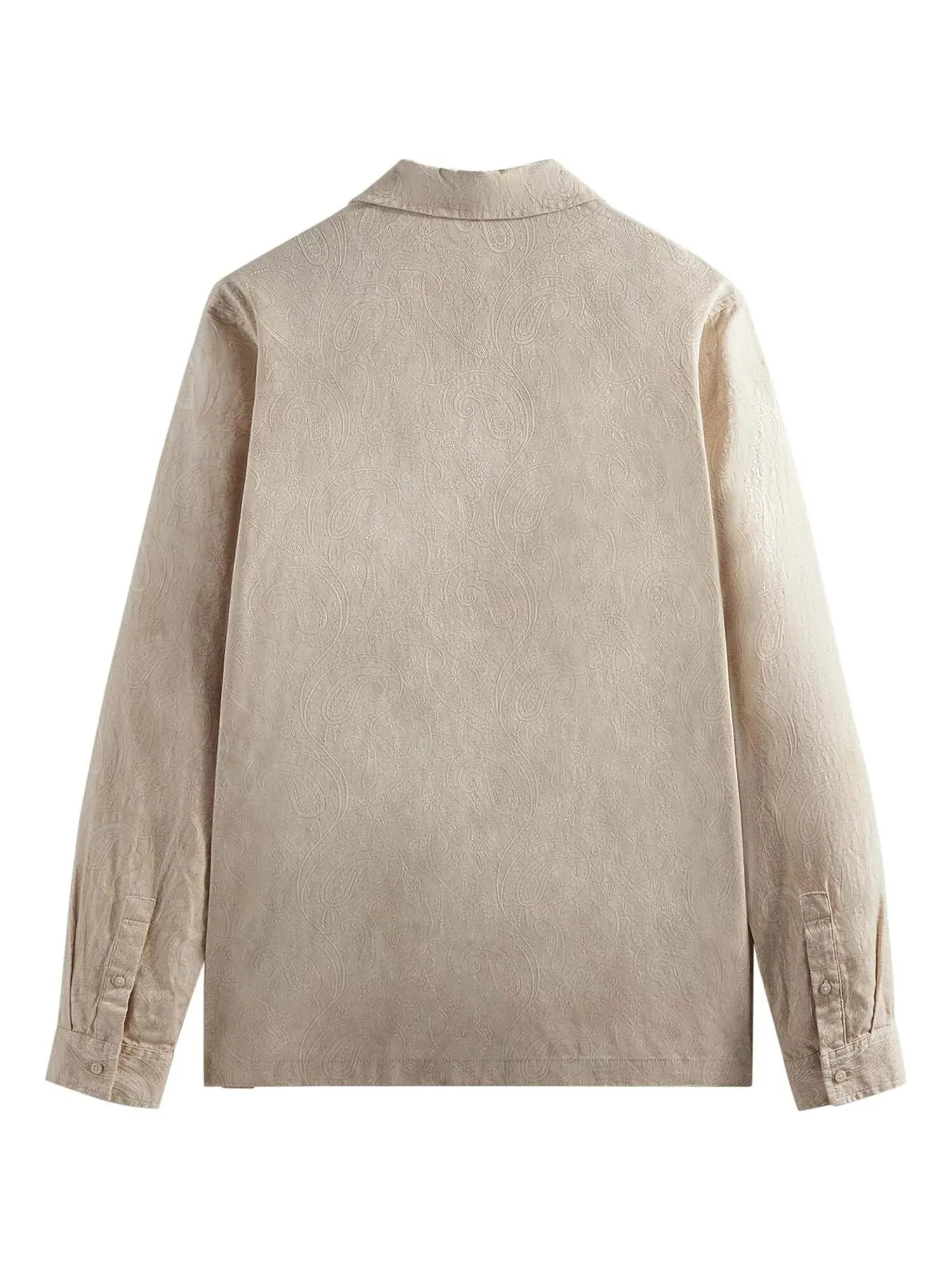 Рубашка Kith Paisley Jacquard Thompson Camp Collar — изображение 2 из 2, бежевый