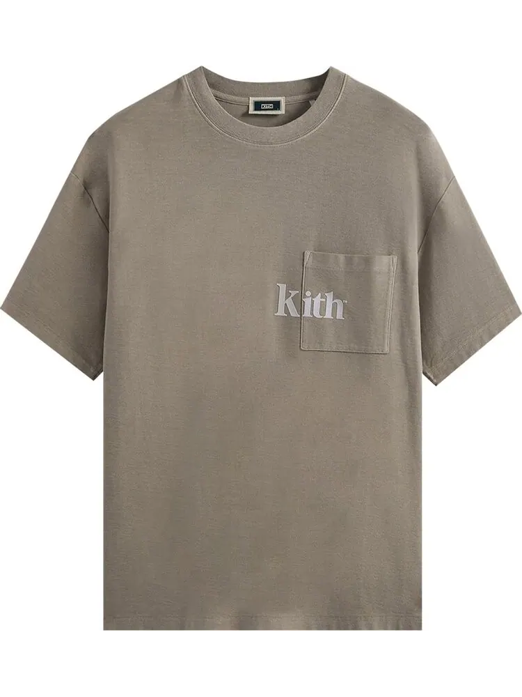 Футболка Kith Quinn Tee 'Pyrite' — изображение 1 из 1, коричневый