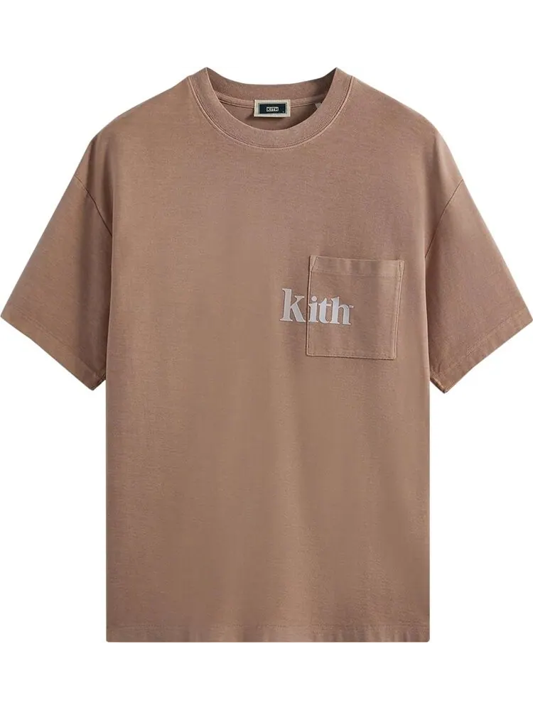 Футболка Kith Quinn Tee 'Morganite' — изображение 1 из 1, розовый