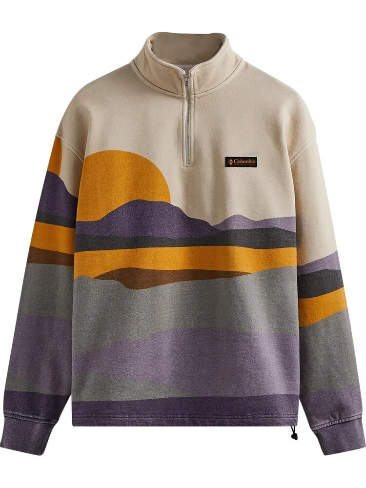 Толстовка Kith For Columbia Quarter Zip 'Cyber Purple' — изображение 1 из 2, мульти