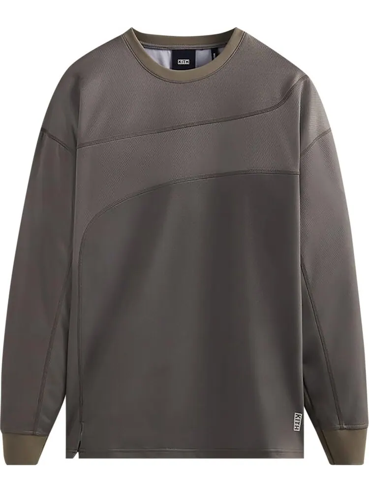 Лонгслив Kith Long-Sleeve Otto Tee 'Paragon' — изображение 1 из 2, серый