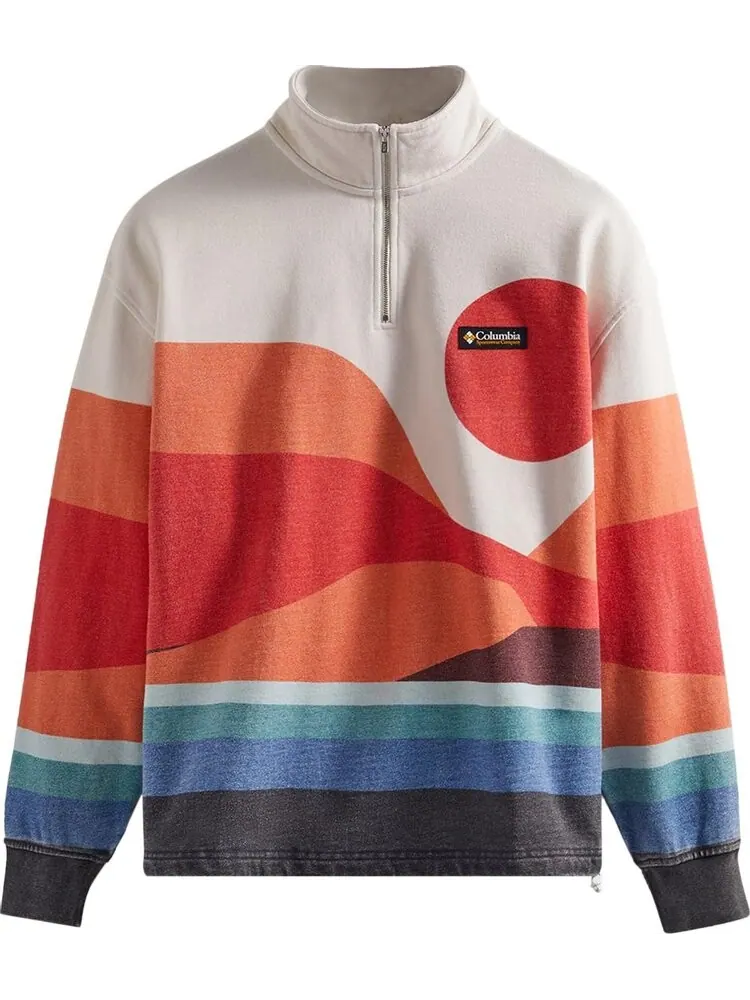Толстовка Kith For Columbia Quarter Zip 'Red Hibiscus' — изображение 1 из 2, мульти