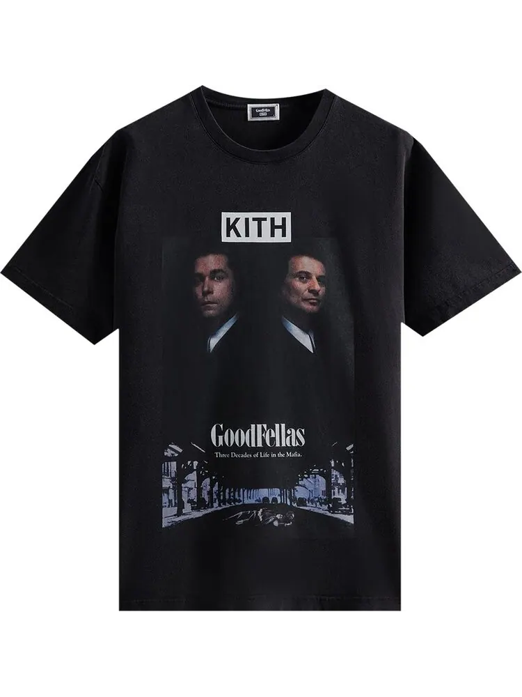 Футболка Kith For Goodfellas Vintage Tee 'Black' — изображение 1 из 2, черный