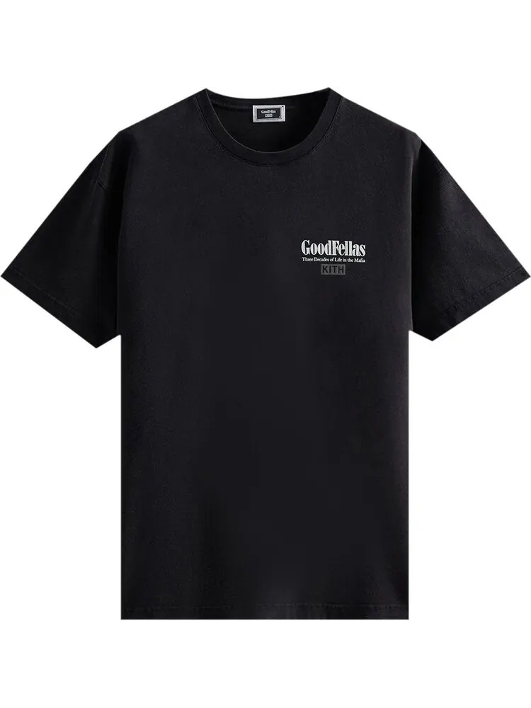 Футболка Kith For Goodfellas Heist Vintage Tee 'Black' — изображение 1 из 2, черный
