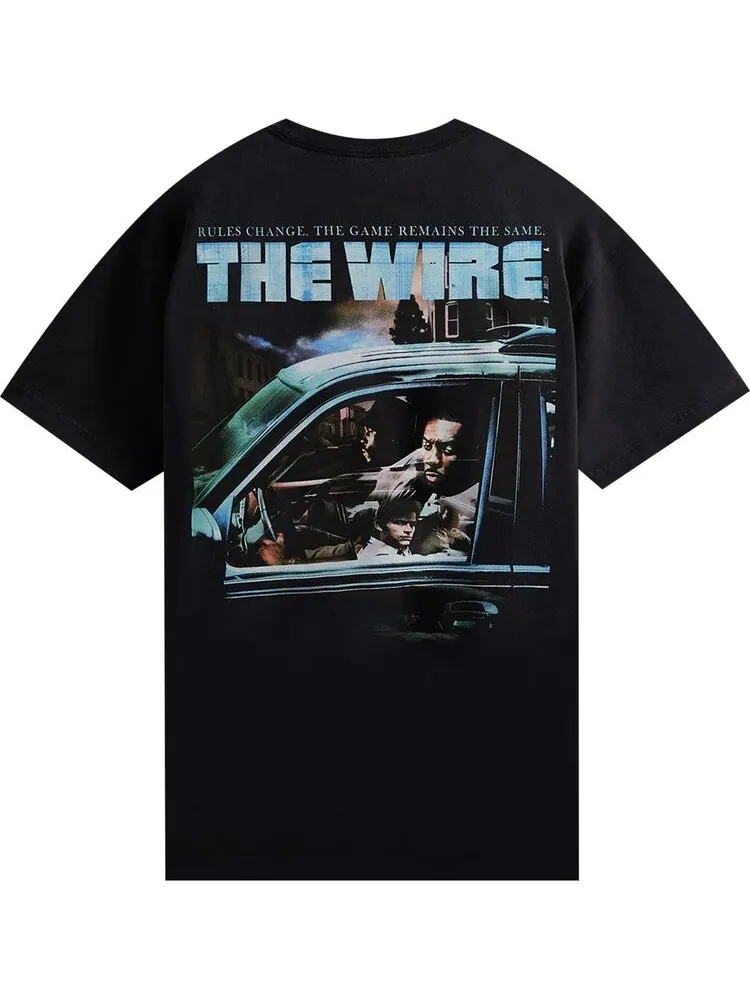 Футболка Kith For The Wire Rules Change Vintage Tee 'Black' — изображение 2 из 2, черный