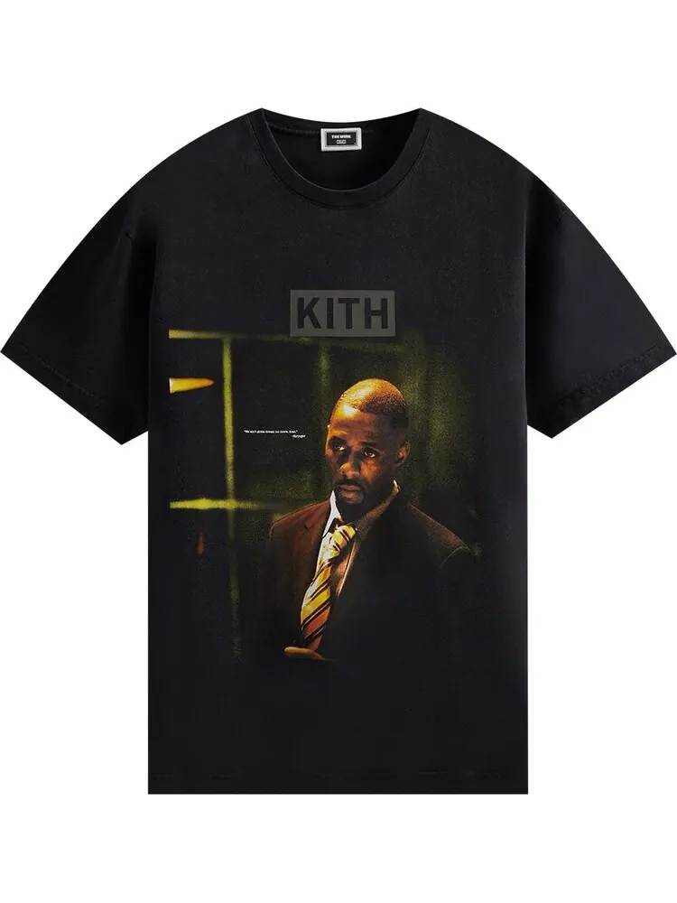 Футболка Kith For The Wire Stringer Vintage Tee 'Black' — изображение 1 из 2, черный