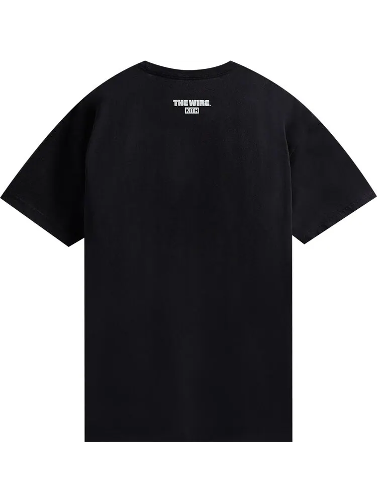 Футболка Kith For The Wire Stringer Vintage Tee 'Black' — изображение 2 из 2, черный