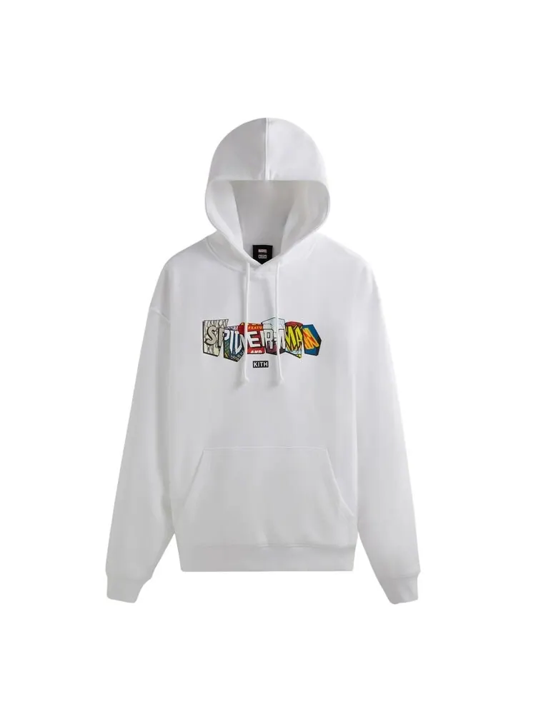 Худи Kith For Spider-Man Comic Covers Hoodie 'White' — изображение 1 из 2, белый