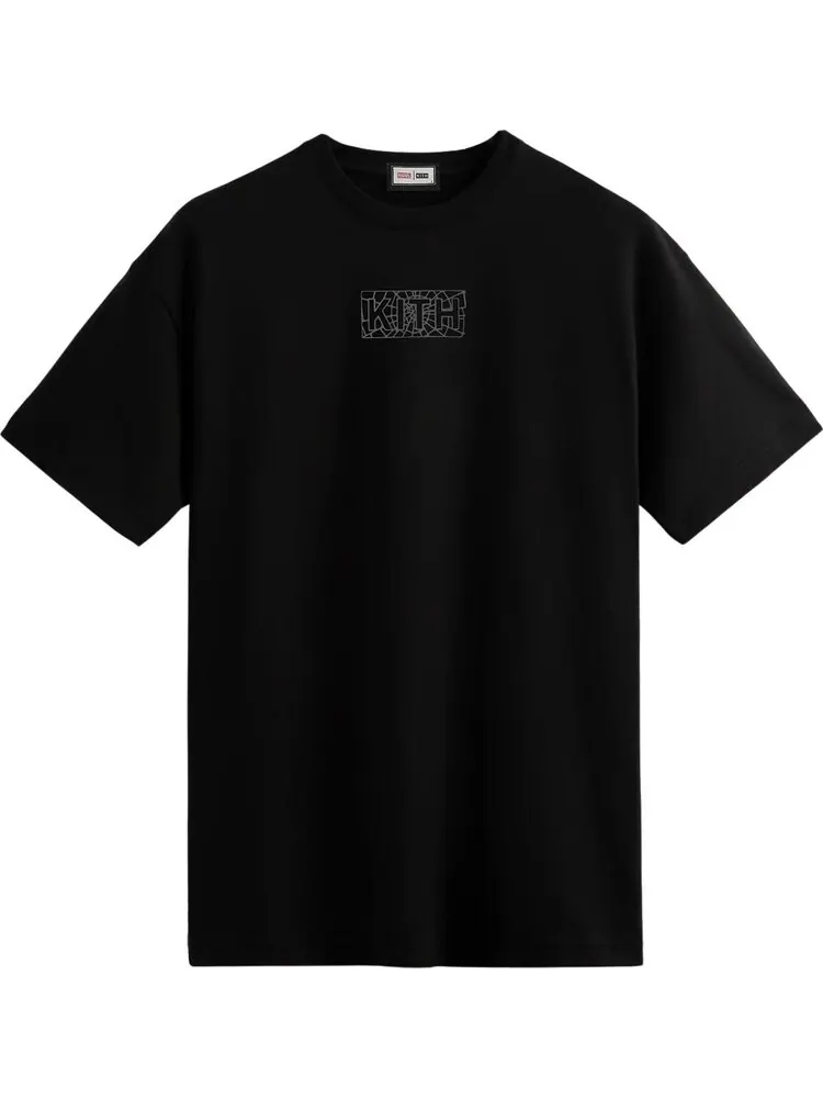 Футболка Kith For Spider-Man Web Logo Tee 'Black' — изображение 1 из 2, черный