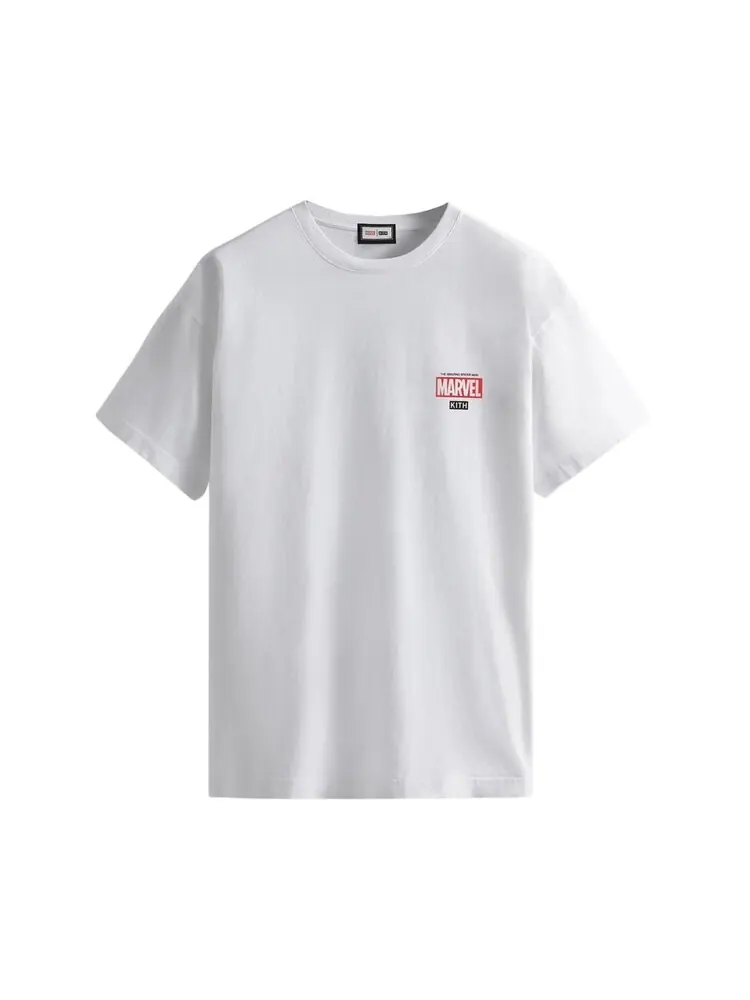 Футболка Kith For Spider-Man Timeline Tee 'White' — изображение 1 из 2, белый