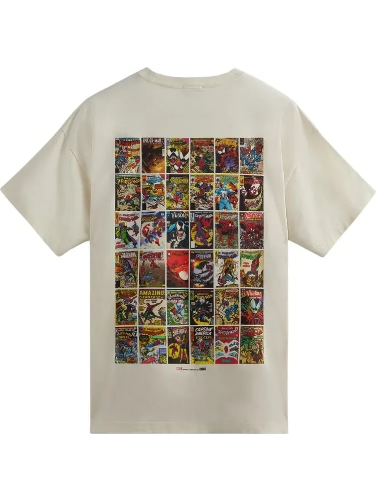 Футболка Kith For Spider-Man Comic Covers Tee 'Sandrift' — изображение 2 из 2, бежевый