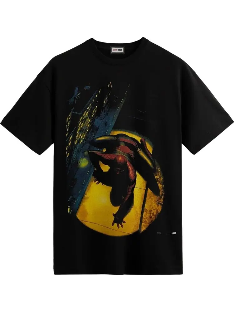 Футболка Kith For Spider-Man Spotlight Tee 'Black' — изображение 1 из 2, черный