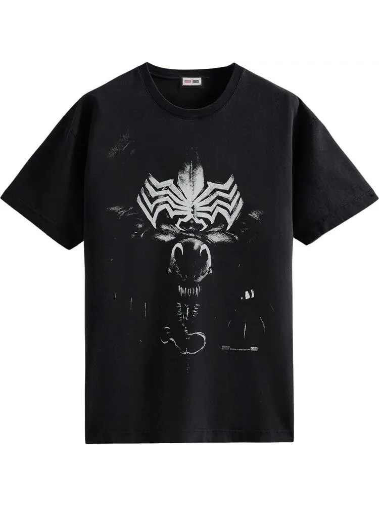 Футболка Kith For Spider-Man Venom Vintage Tee 'Black' — изображение 1 из 1, черный
