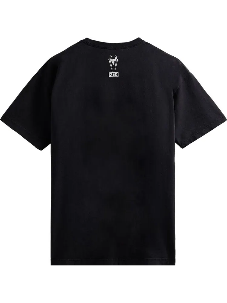 Футболка Kith For Spider-Man Venom Battle Vintage Tee 'Black' — изображение 2 из 2, черный
