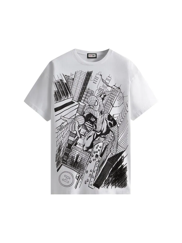 Футболка Kith For Spider-Man Doctor Octopus Vintage Tee 'White' — изображение 1 из 2, белый