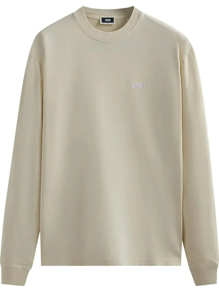 Лонгслив Kith Long-Sleeve Lax Tee 'Sandrift' — изображение 1 из 2, бежевый